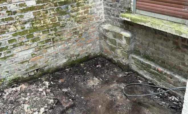 Débarras des parties extérieures d’une maison près d’Amiens , Amiens, Elite Débarras