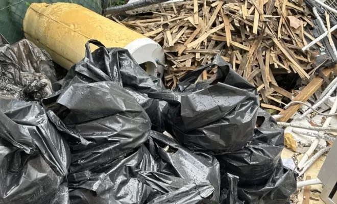 Débarras complet d’un jardin près d’Amiens, Amiens, Elite Débarras